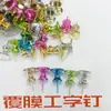 Clavos en forma de I Laminados en Caja de Fabricante, Clavos Grandes en forma de I, Dorados, Plateados y de Colores Galvanizados, Chinchetas