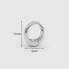 Zhongxing amor estrella de cinco puntas brillante giro hebilla de resorte collar pulsera hebilla de conexión hebilla universal accesorios de joyería diy