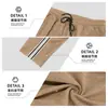 Pantalones deportivos casuales de pana a rayas de estilo americano para hombre, nuevos, de primavera-verano, transfronterizos, de corte holgado, con doble costura