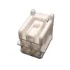 Fornecer chicote de fiação automotiva conector de terminal fêmea branco de 4 furos DJ7041-4.8-21 concha de plástico