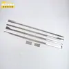 Adecuado para Xpeng modelo 26 X9 tira protectora de borde de puerta acero inoxidable antiarañazos tira brillante pegatina accesorios interiores suministros para coche