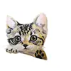 Patche Bordado de Gato de Bolso Animal Fofo Desenho Animado Estilo Japonês Gato Bordado Patch Transfronteiriço em Estoque