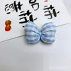 Estilo Coreano Primavera y Verano Estilo Fresco Relleno de Algodón Cuadros Flores Lazos Accesorios para el Cabello Hechos a Mano Accesorios de Ropa al por Mayor