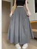 Pantalones Falda Yamamoto para Mujer Verano 2026 Cintura Alta Adelgazantes Falda Línea A con Caída Estilo Japonés Relajados Sueltos Pantalones de Pierna Ancha