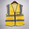 Chaleco de Seguridad Reflectante de Alta Visibilidad Xinma para Tráfico, Construcción y Saneamiento, Fluorescente Multibolsillo al por Mayor
