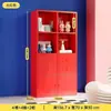 Estante de Ferro Forjado para Uso Doméstico, Estante Modular Colorida Estilo Kallax de Chão com Armazenamento em Gaveta, Novo Estilo Chinês