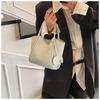 Bolso de Mano Versátil de Moda Tendencia Nueva Primavera 2026 para Mujer con un Toque de Alta Gama, Bolso Cubo, Estilo Hombro y Cruzado