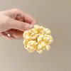 Pequeno Presilha Florido Xadrez para Mulheres, Presilha Suave para Franja, Presilha Tubarão, Presilha para Cabelo Meio Preso, Acessório de Cabelo Completo para Trás