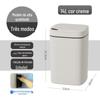 [Processamento personalizado] Lixeira Inteligente Indução Automática Home Bedroom Creative Recarregável Automático Flip Lixo