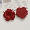 Primavera y verano Nuevos ins textura dulce flor de cinco pétalos parche de resina accesorios para el cabello diy pinza para el cabello funda de teléfono móvil material al por mayor