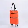 Bolsa con ruedas de tela Oxford 600D transfronteriza carrito de compras carrito de verduras mochila plegable estilo carrito de verduras multifuncional con ruedas