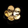 Piezas de flores de cobre puro, base de flor, corazón, material de cobre, punto, bricolaje, accesorios para el cabello antiguos, horquilla, corona para el cabello, accesorios de bricolaje