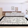 Alfombra redonda de terciopelo para sala de estar, estilo simple, antideslizante, cobertura completa para sofá, cobertura completa para área grande, cojín, alfombrilla de suelo de lujo ligero para dormitorio, venta al por mayor
