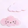 Gato Cuadros Lindo de Dibujos Animados Nube Acrílica DIY Accesorios para el Cabello Tocado Pasador Parche Accesorios de Pasador Lateral