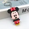 Nuevo Llavero de Dibujos Animados de Mickey, Lindo Colgante para Bolsa de Tigger, Cuerda Tejida Pato Donald Regalo Promocional