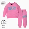 Sudadera de Otoño Nueva de Cuello Redondo Transfronteriza Material Ropa para Bebés y Niños Traje de Dos Piezas Traje Deportivo Casual [Mayoreo]