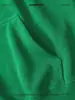 Europa e Estados Unidos rua solto casual masculino pulôver multicolor 300g seda de leite amantes cor sólida coletes com capuz