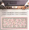 Amazon Mouse Pad Floral Exclusivo Transfronteiriço Fornecimento Mouse Pad Teclado Gamer Tapete de Mesa Extra Grande Resistente a Manchas Xu