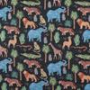 Tecido Keqiao Atacado Poliéster Algodão Fios Tingidos Jacquard Pano Desenho Animado Animal Areia Pano Bolsas Sapatos e Chapéus Tecido de Vestuário