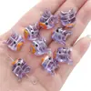 18*15 Cuentas de Vidrio de Peces Rayados Accesorios para Joyería Hecha a Mano DIY Cuentas Sueltas Wholesale Collar Cadena para Teléfono Móvil Accesorios para el Cabello Colgante para Coche