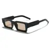 Amazon Transfronterizo Moderno de Moda Estilo Callejero Gafas de Sol Cuadradas Moda Retro Gafas de Sol Anti-UV Venta al por Mayor