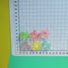 Acessórios de Flor de Cerejeira Transparente Frescos e Simples com Cinco Pétalas de Resina para DIY Cola Creme Capa de Celular Headband Grampo de Cabelo Ímã de Geladeira