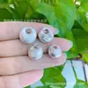 Accesorios para Pulseras DIY de Plata Pura 999, Dijes de Fortuna Gorditos Grandes y Pequeños, Hilo Rojo para Tejer Pulseras de Tipo Tirar al por Mayor