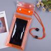 Bolsa impermeable para teléfono móvil pantalla táctil natación buceo airbag jinete para llevar artefacto especial aguas termales cordón funda para teléfono móvil