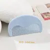 Pente Macaron de Alto Valor para Franja em Forma de Meia-Lua Fofo Portátil Pente de Dentes Finos Cor Sólida Melhor Amigo Presente Pente para Penteado