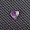 Artículo Popular Transfronterizo: Accesorios de Pulsera de Piedra Bruta Corazón de Cristal con Forma de Cara de 2 cm, Colgante para Collar DIY de Gema de Piedra Natural