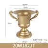 Estilo europeu dourado ferro flor vaso troféu em forma de flor weng banquete de casamento fotografia adereços decoração