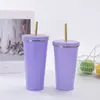 Comercio Exterior Transfronterizo Termo de Acero Inoxidable 304 Tapa Phnom Penh Taza de Café Alto Valor de Color Gran Capacidad Taza de Coche con Popote