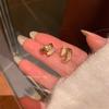 Aretes de mujer más vendidos 2025, nicho de alta gama, temperamento de lujo ligero, aretes de circonita, aretes de aguja de plata 925 al por mayor