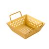 Cesta para freír cuadrada de acero inoxidable, cesta para freír papas fritas, cesta para pollo frito, cesta para frutas con filtro, cesta para refrigerios