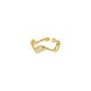 611 Estilo coreano INS Niche Light Design de luxo personalizado All-match Irregular Mobile Ring Sterling Silver S925 Anel feminino