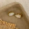 Pendientes Colgantes Europeos y Americanos Transfronterizos Sencillos y de Moda Completamente Incrustados de Diamantes, Lujo Ligero, Gama Alta, Nicho, Pendientes Versátiles para el Día a Día