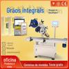 Máquina de etiquetagem de tijolo de arroz de grãos e cereais diversos etiqueta quadrada para saco a vácuo cartão de identificação de mercadoria máquina de etiquetagem automática