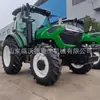 Trator Agrícola de Tração nas Quatro Rodas com 100 Cavalos de Potência, Escavadeira de Valas, Cultivador para Pomares e Estufas, Plantio e Aragem Rotativa, Diesel nas Quatro Rodas