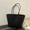 2024 Nova Cor Sólida Moda Casual Deslocamento Simples Bolsa de Ombro Bolsa Feminina Grande Capacidade Rosto Macio Retro