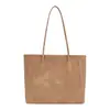 Bolsa Tote Grande de Outono Tendência Retrô para Trabalho para Mulheres 2026 Nova Bolsa de Ombro Matte Fashionável