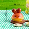 Lindo Conejo de Pan de Dibujos Animados Micro Paisaje Adornos Creativos Decoraciones Accesorios Coche Escritorio Resina Adornos Pequeños