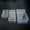 Caja de Regalo Rectangular Transparente de Acrílico Grado Alimenticio para Té Caja de Plástico Regalo de Boda Venta al Mayoreo