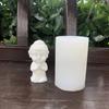 Molde de Silicone para Estátua de Buda Estereoscópica 3D Artesanal Ornaments de Estátua de Buda Tathagata Molde para Vela de Gesso Decoração para Assar