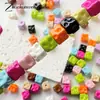 Série Colorida de Contas Coloridas de Alta Saturação Corrente de Corda para Celular DIY Joias Ins Joias Artesanais Acessórios de Contas Soltas Contas