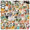 50 Adesivos de Animal com Grafite para Vasos de Flores para Decorar Caderno DIY Celular Mala Diário de Bordo Adesivos à Prova d'Água