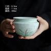 Cuenco de cerámica con juncos pintados a mano y color bajo cubierta, tetera, accesorios para la ceremonia del té, taza de degustación de té, tetera, juego de té de kung fu para el hogar