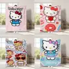 Manta de Gato Hello Kitty Transfronteriza Manta Gruesa de Dibujos Animados Hello Kitty Manta Impresa Digitalmente Manta