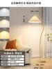 Luminária de Chão vintage Francês Vintage Creme Sala de Estar Quarto Cabeceira Vertical Estilo Japonês Plissada Atmosfera Luminária de Chão