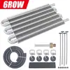 Modificação de Carro Mangueira do Radiador de Óleo do Motor da Caixa de Câmbio Radiador de Resfriamento a Água do Cooler da Transmissão Kit de Radiador de Óleo