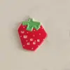 Nova impressão de simulação cor Macaron acessórios de morango headdress DIY material artesanal sapatos com furo para atacado
